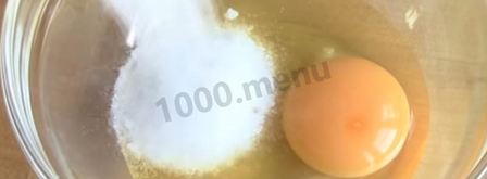 шарлотка на молоке с яблоками. Шаг 10