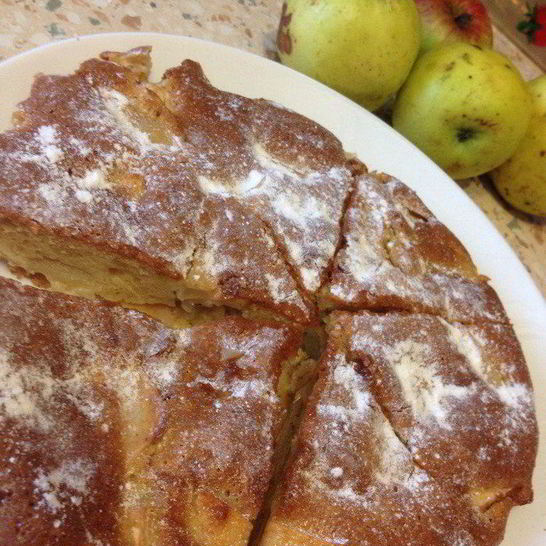 Рецепт шарлотки на скорую руку