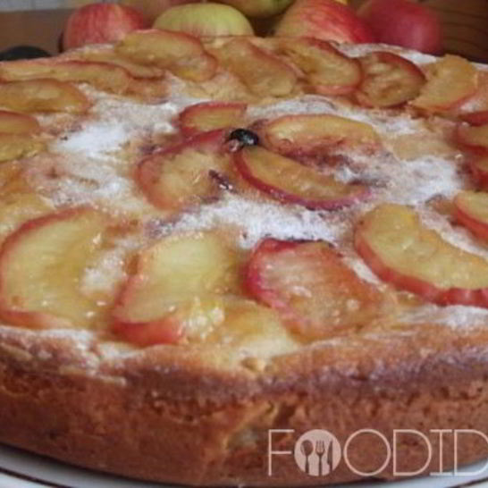 Рецепт шарлотки на сковороде