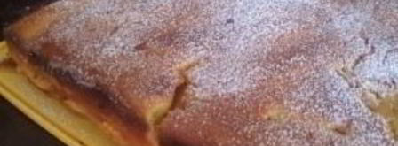 шарлотка на творожном тесте с яблоками. Шаг 5