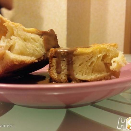 Рецепт шарлотки под шоколадным фондю