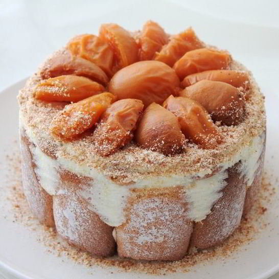 Рецепт шарлотки с английским ванильным кремом