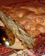 Шарлотка с бананами