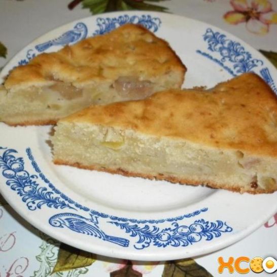 Рецепт шарлотки с грушами