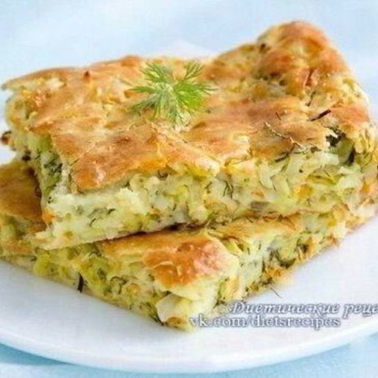 Рецепт шарлотки с капустой и морковью