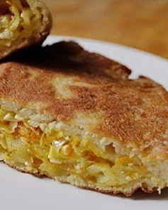 Шарлотка с капустой