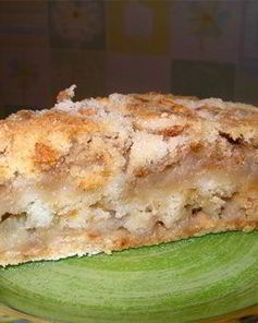 Шарлотка с тертыми яблоками