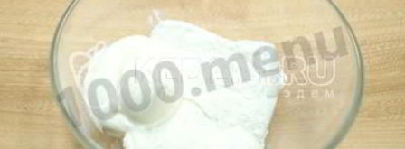 шарлотка с творогом и яблоками. Шаг 3