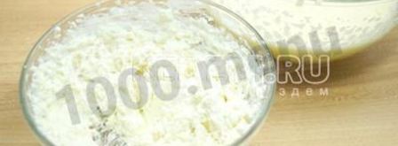 шарлотка с творогом и яблоками. Шаг 4