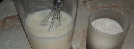 шарлотка с виноградом. Шаг 2