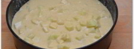 шарлотка с яблоками без разрыхлителя. Шаг 6