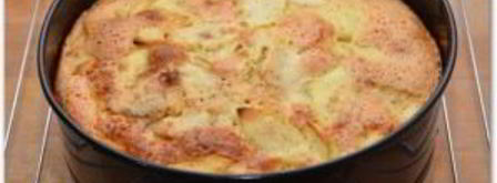 шарлотка с яблоками без разрыхлителя. Шаг 7