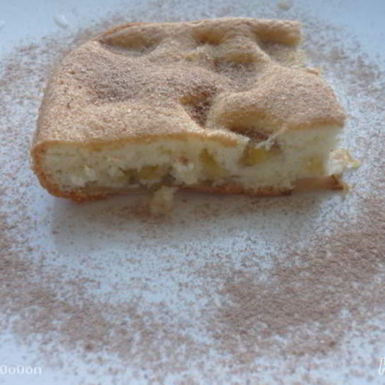 Рецепт шарлотки с яблоками и бананами