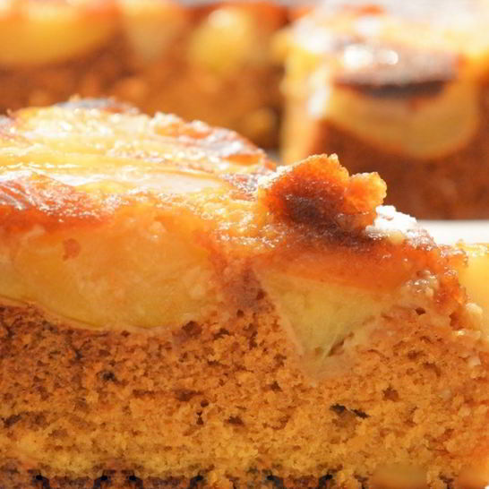 Рецепт шарлотки с яблоками и медовым бисквитом