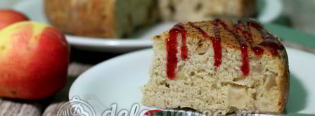 шарлотка с яблоками в мультиварке. Шаг 14