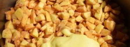 шарлотка с яблоками. Шаг 7