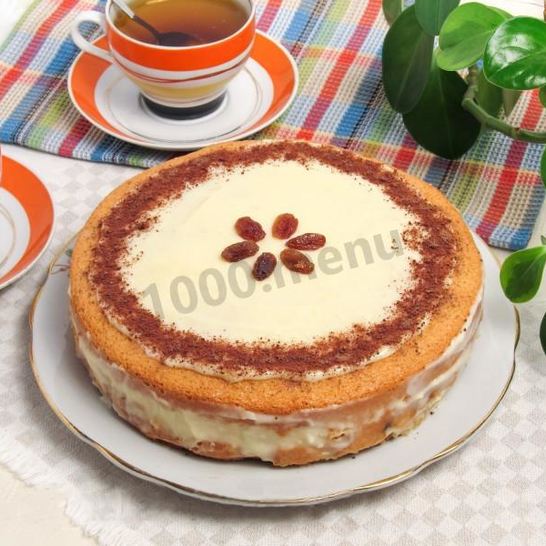 Рецепт шарлотки с заварным кремом