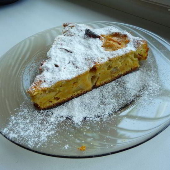 Рецепт солнечной шарлотки