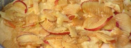 яблочная шарлотка на сидре. Шаг 6