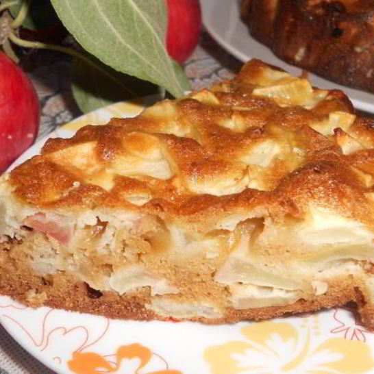 Рецепт яблочно-медовой шарлотка