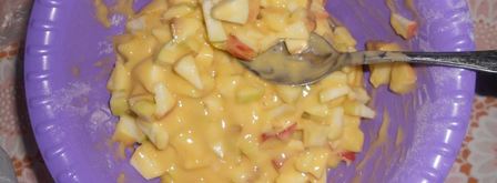 яблочно-медовая шарлотка. Шаг 6