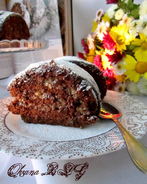 Шоколадно-ореховый рулет