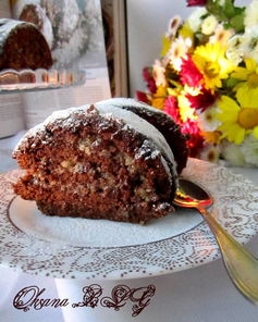 Шоколадно-ореховый рулет