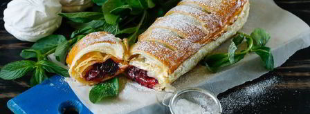 штрудель с вишней. Шаг 11