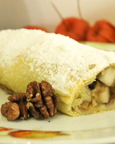 Штрудель с яблоками