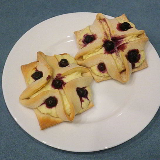 Рецепт слоеная выпечка с творожной начинкой