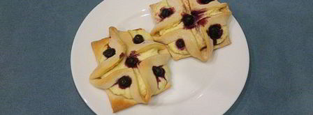 слоеная выпечка с творожной начинкой. Шаг 8