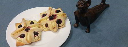 слоеная выпечка с творожной начинкой. Шаг 9