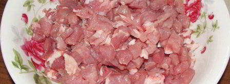 слоеные конвертики с мясом. Шаг 3