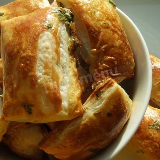 Рецепт слоек бульонных с сыром