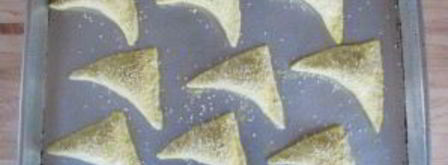 слойки из бездрожжевого теста с сыром. Шаг 8