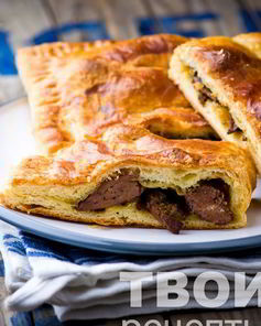 Слойки из готового теста