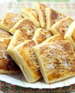 Слойки из слоеного теста Ореховые