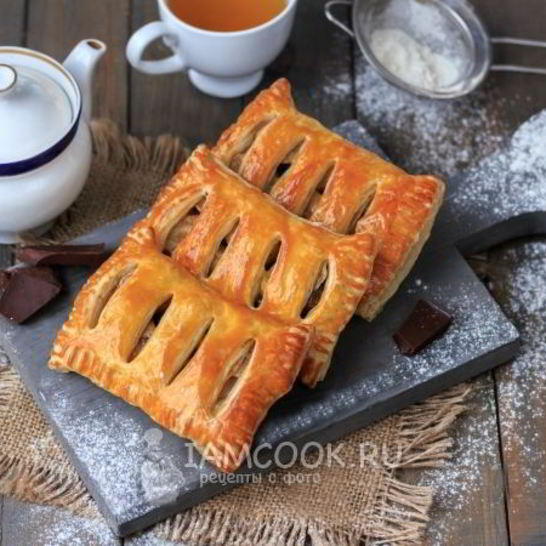 Рецепт слоек с бананом