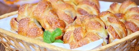 слойки с черникой. Шаг 9