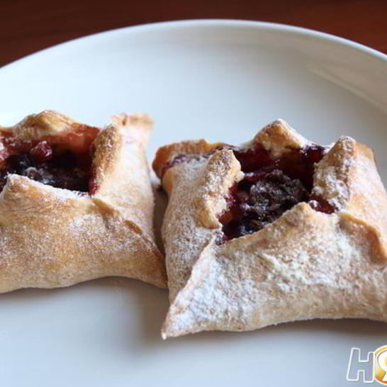 Рецепт слоек с грушей и шоколадом