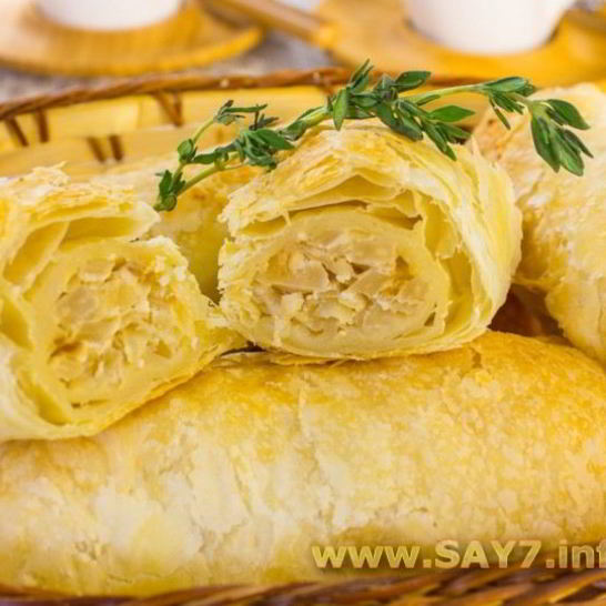 Рецепт слоек с капустой