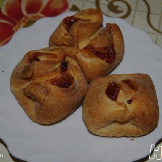 Рецепт слоек с конфитюром из айвы