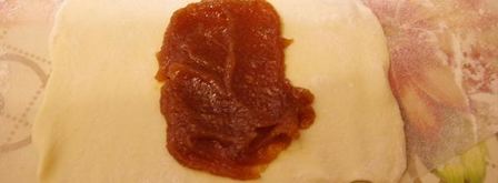 слойки с конфитюром из айвы. Шаг 3