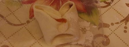 слойки с конфитюром из айвы. Шаг 6