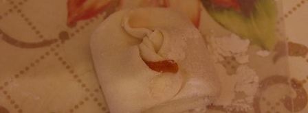 слойки с конфитюром из айвы. Шаг 7