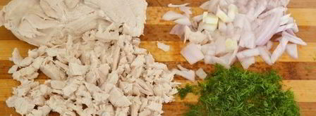 слойки с курицей. Шаг 4