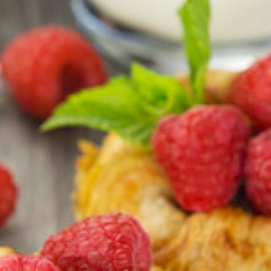 Рецепт слоек с малиновым вареньем