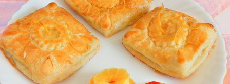 слойки с творожно-лимонной начинкой. Шаг 5