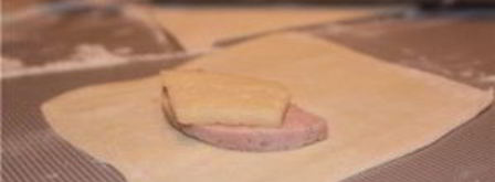 слойки с ветчиной и сыром. Шаг 3