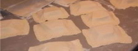 слойки с ветчиной и сыром. Шаг 4